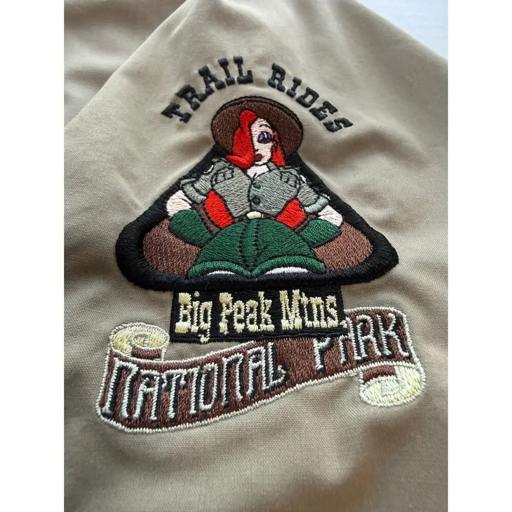 Disneyland Resort Ranger Rabbit Trail Rides Cast Member Shirt Jessica Rabbit XL - Picture 5 of 13